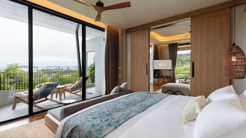 Presidential Suite + Sport Pass +NAAM Wellness | เครื่องนอนระดับพรีเมียม, ผ้านวมขนเป็ด, มินิบาร์, ตู้นิรภัยในห้องพัก