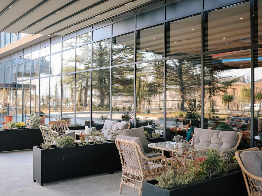 Mặt tiền nơi lưu trú