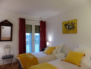 2 habitaciones, internet y ropa de cama 