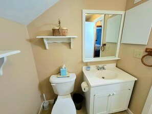 Hårtørrer, håndklæder