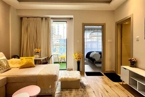 1 Schlafzimmer, Bügeleisen/Bügelbrett, kostenloses WLAN, Bettwäsche