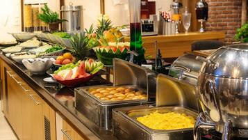 Daily buffet breakfast (EUR 10 per person)