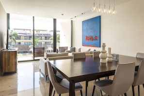 Luxury Apartment | Living area - Oceana Home Travel Mexico  (Playa del Carmen)