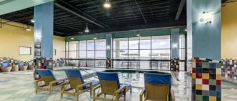 Indoor pool, outdoor pool