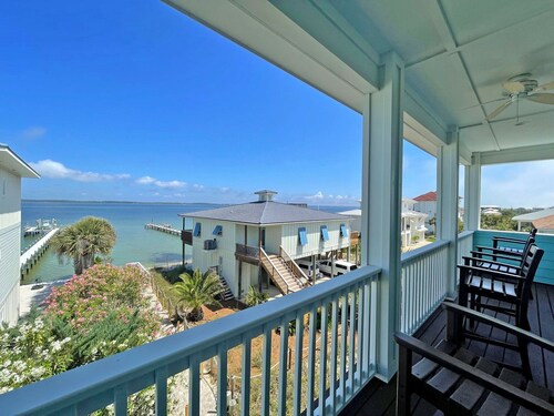 Stunning Waterfront Home w/ Private Saltwater Pool & beautiful new Tiki Bar!