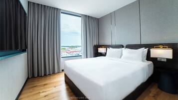 In-room safe, blackout curtains, iron/ironing board, free WiFi
