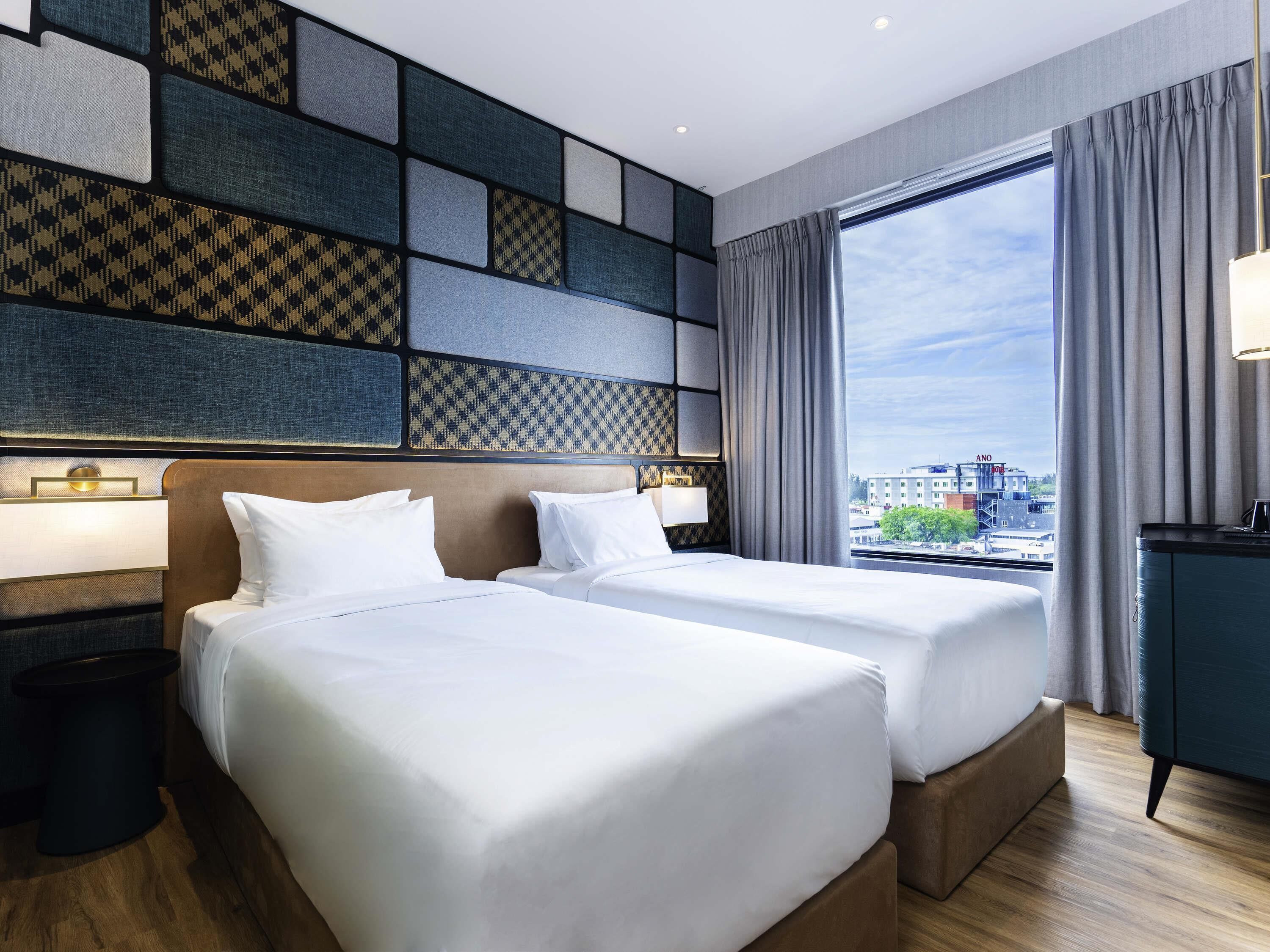 Privilege, ห้องทวิน, เตียงเดี่ยว 2 เตียง, วิวเมือง | ตู้นิรภัยในห้องพัก, ผ้าม่านกันแสง, เตารีด/โต๊ะรีดผ้า, Wi-Fi ฟรี