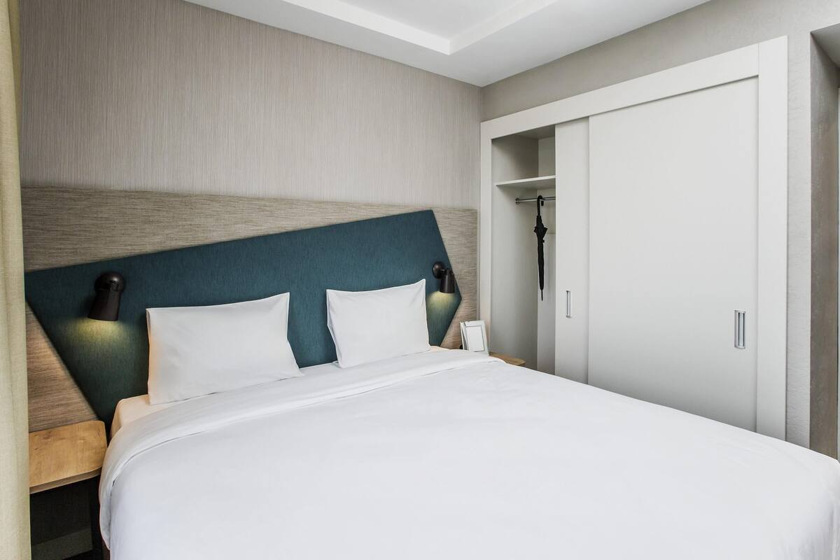 Standard Apartment, 1 Double Bed with Sofa bed | Hypo-allergenic bedding, desk, laptop workspace, soundproofing