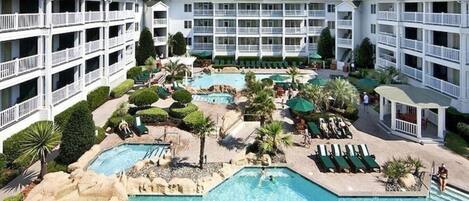 Indoor pool, outdoor pool