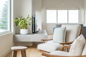 TV, fireplace, offices