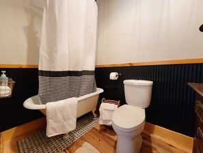 Dusche, Haartrockner, Seife