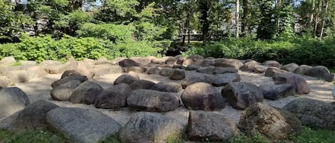 Overnatningsstedets område