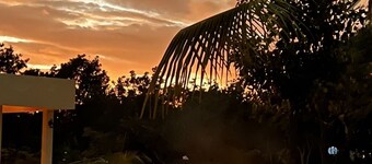 New private botanical villa on gated acre 5mins walk to beach