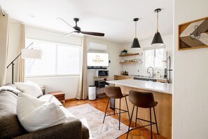 Smart TV, fireplace - Relaxing Desert Home with Hot Tub & Private Yard (Tucson)