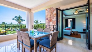 Outdoor dining - Condo Azalea in Hacienda de Mita by Mita Residential. Luxury, Inside PM Gates (Punta Mita)