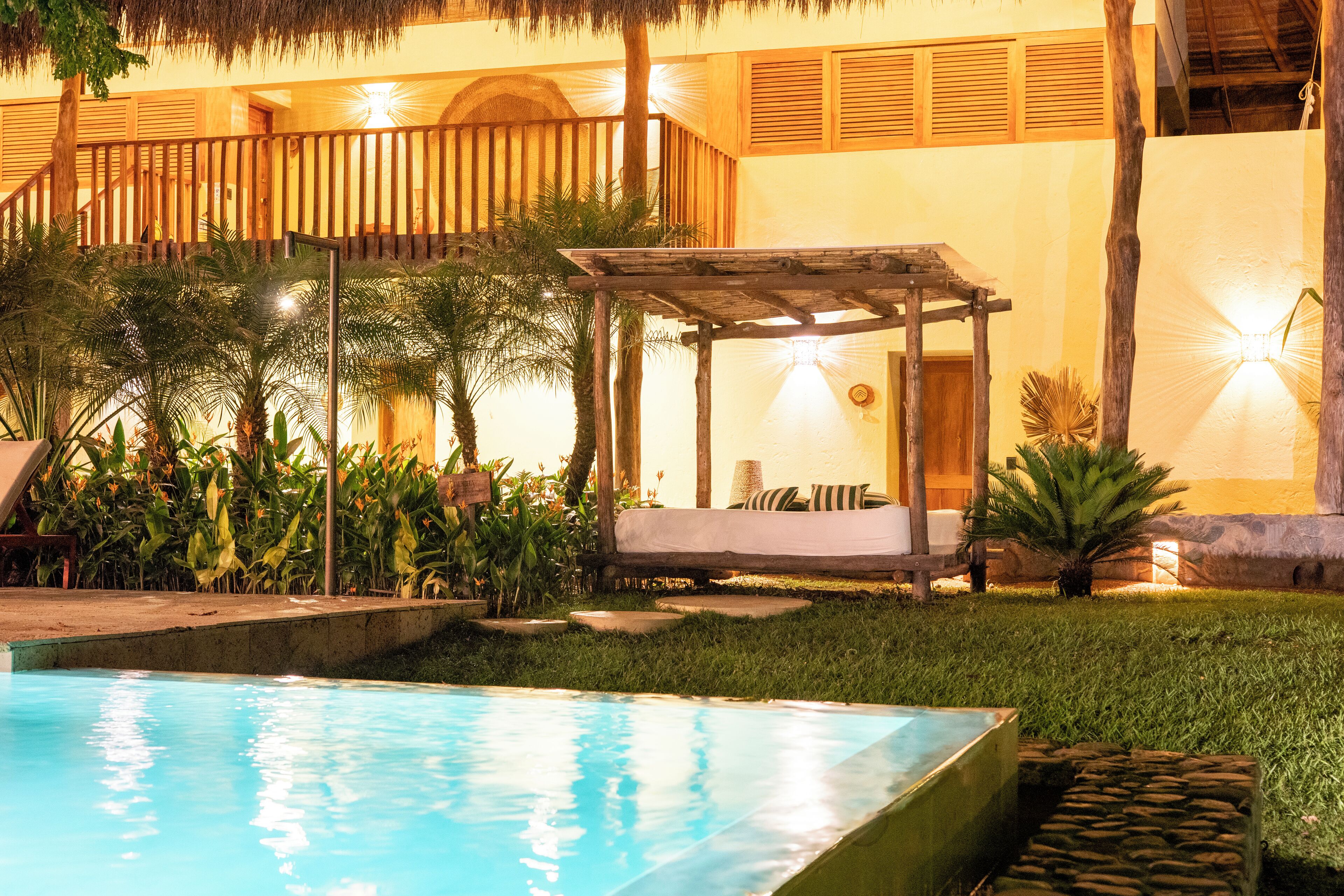 Outdoor pool, open 9:00 AM to 11:00 PM, free pool cabanas, pool loungers