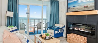 Oceanfront at Seawatch resort, family friendly amenities, pools, lazy river, gym