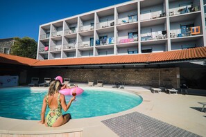 Outdoor pool - HOTEL LUMBARDA*** (Korcula)