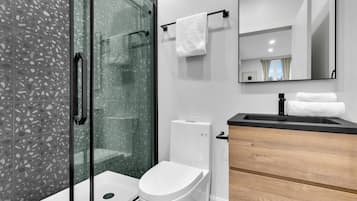 Shower, hair dryer