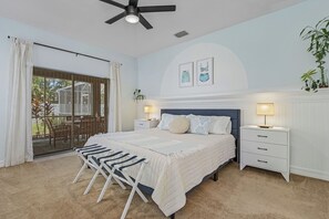 3 camere, una scrivania, ferro/asse da stiro, culla da viaggio