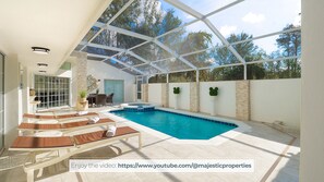 Indoor pool, a heated pool