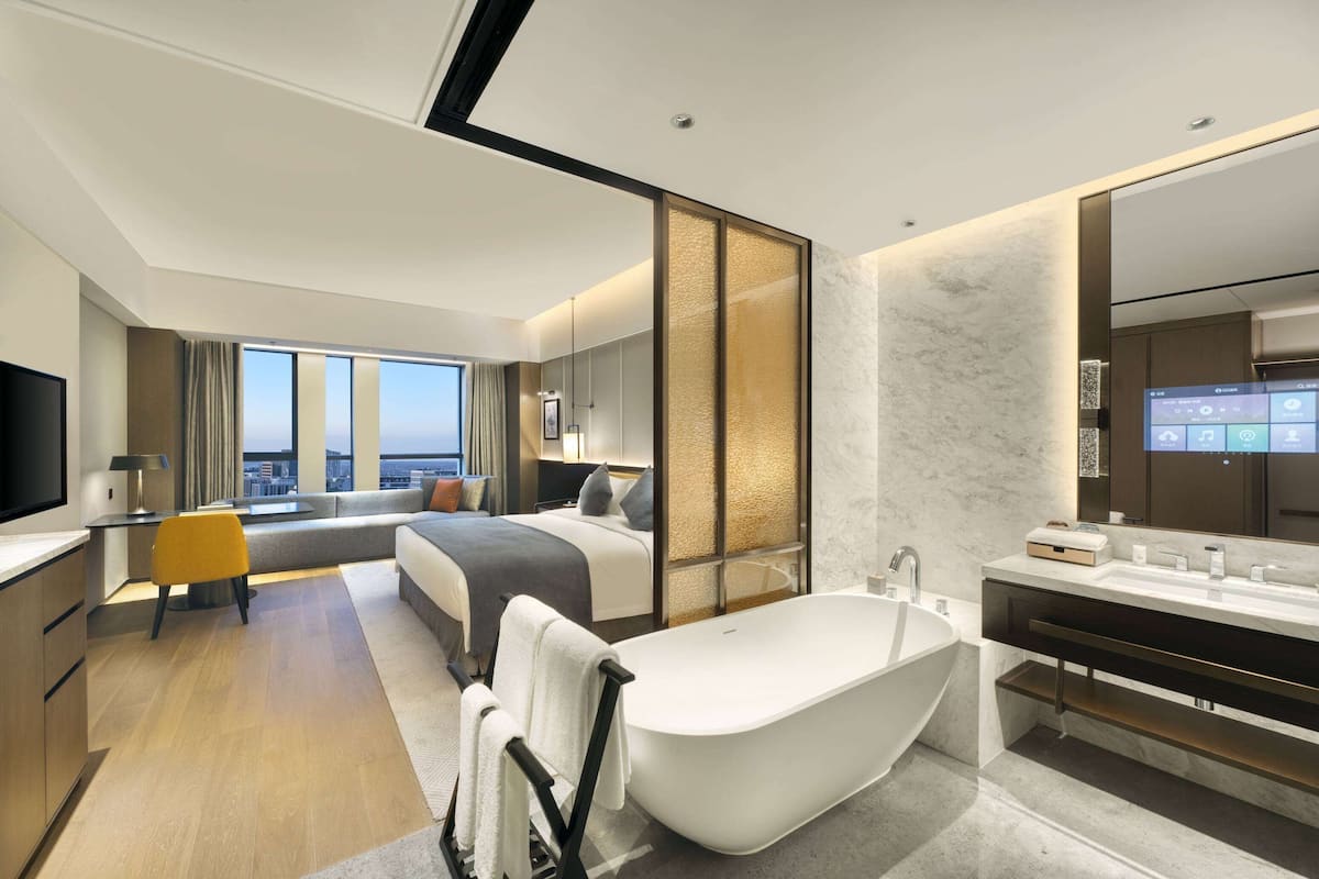 1 habitación, ropa de cama de alta calidad, edredón y minibar