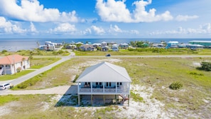 Exterior - Gulf and Bay Views | Pet Friendly | Steps to Beach (Gulf Shores)