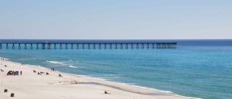 Vlak bij het strand