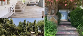 It is a bright, quiet and private garden house.