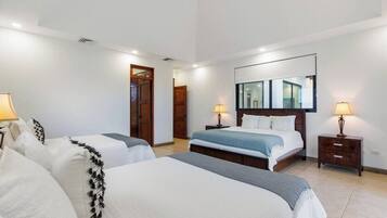 5 bedrooms, iron/ironing board, WiFi (free), bed sheets