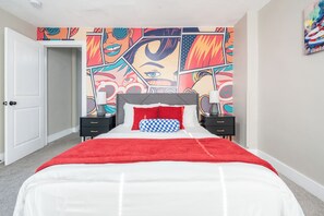 3 camere, una scrivania, ferro/asse da stiro, culla da viaggio