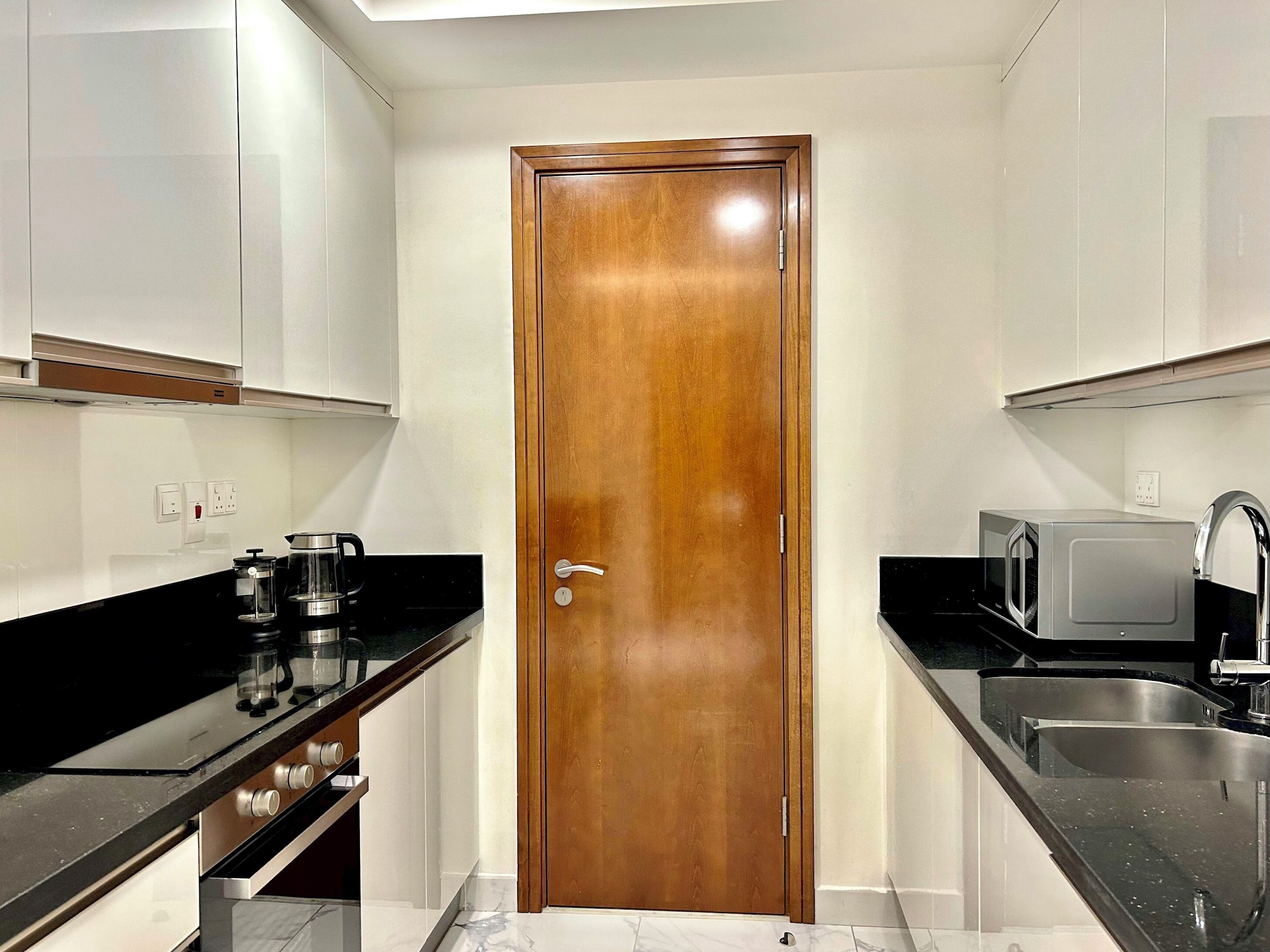 Apartamento (1 Bedroom) | Cozinha privada | Micro-ondas, fogão, cooktop, lava-louças