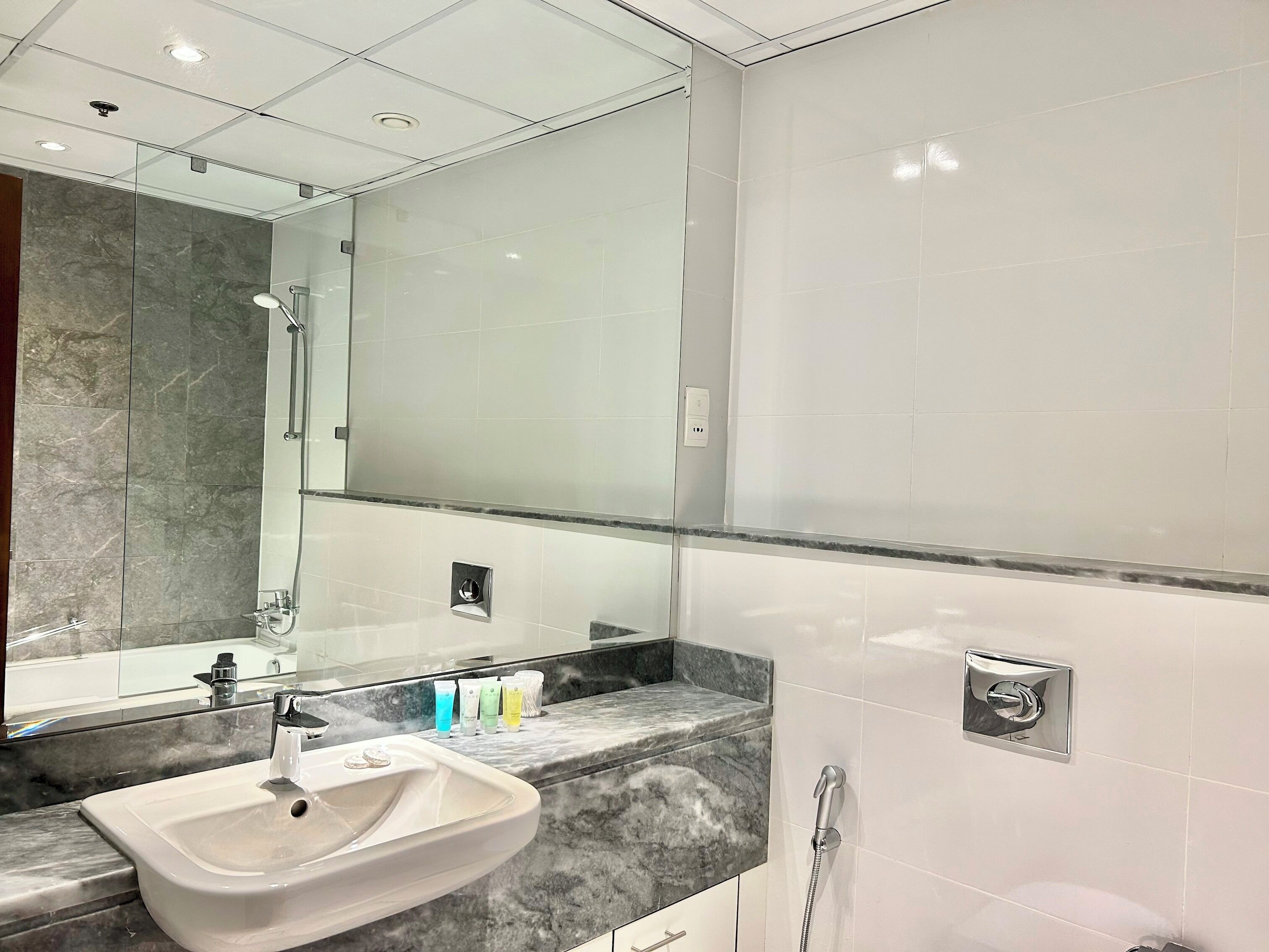 Apartment (1 Bedroom) | Bathroom | Towels, toilet paper