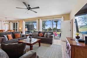 Villa, 6 Bedrooms | Living area | Smart TV - Miles Around At Highlands Reserve By Shine Villas 6 Bedroom Home (Davenport)