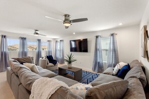 Villa, Multiple Bedrooms | Living area | Smart TV