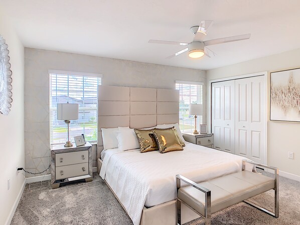 4 bedrooms, iron/ironing board, free WiFi