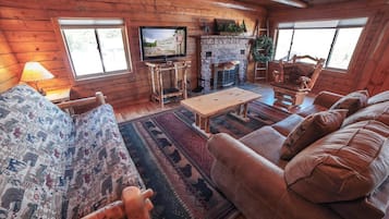 Ferienhütte, 3 Schlafzimmer | Wohnbereich