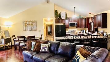 TV connectée, cheminée, Netflix, Hulu