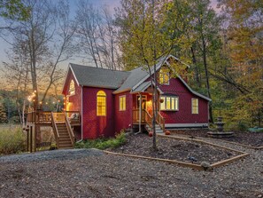 Exterior - Kayaks, kids secret room, fishing, fire pit, ev charger. (Center Harbor)