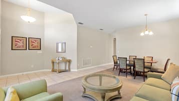 Villa, 4 Bedrooms | Living area | Smart TV