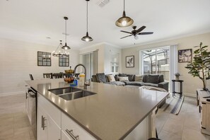 Townhome, 4 Bedrooms | Private kitchen - Barefoot Breeze - Storey Lake By Shine Villas #833 4 Bedroom Townhouse (Kissimmee)