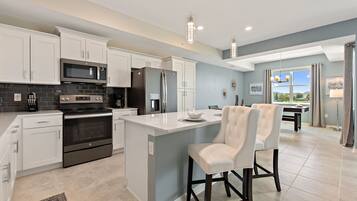 Condo, 2 Bedrooms | Private kitchen | Fridge, oven, coffee/tea maker, toaster