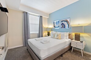 Condo, 2 Bedrooms | 2 bedrooms, iron/ironing board, free WiFi - Decadent Penguin - Storey Lake By Shine Villas 704 2 Bedroom Apts (Kissimmee)