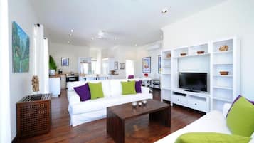 Cottage, 2 chambres | Coin séjour