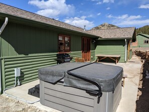 Cabin, 1 Bedroom | BBQ/picnic Area - Rocky Mountain Retreat 1B - 1 bedroom attached cabin with personal hot tub 1 Cabin (Estes Park)