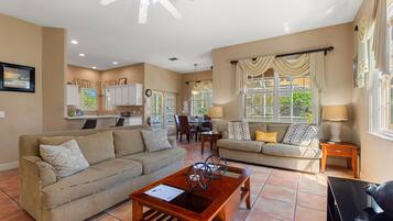 Villa, 6 Bedrooms | Living area | Smart TV