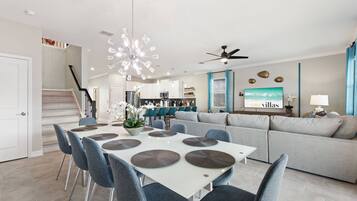 Vila, vários quartos | Opções para refeição