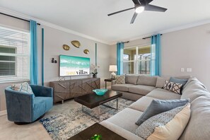 Villa, Multiple Bedrooms | Living area | Smart TV