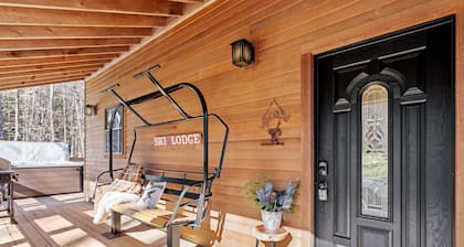 Private, new home near Skyeship gondola with four fireplaces, washer/dryer, WiFi