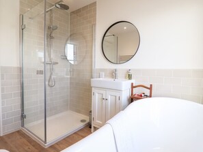Shower, hair dryer